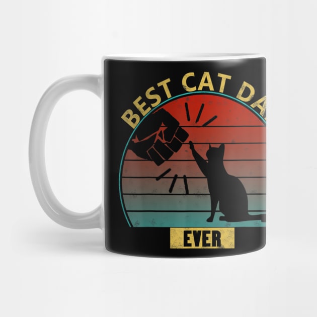 Best Cat Dad Ever Bump For Cat Lover Basic by StuSpenceart